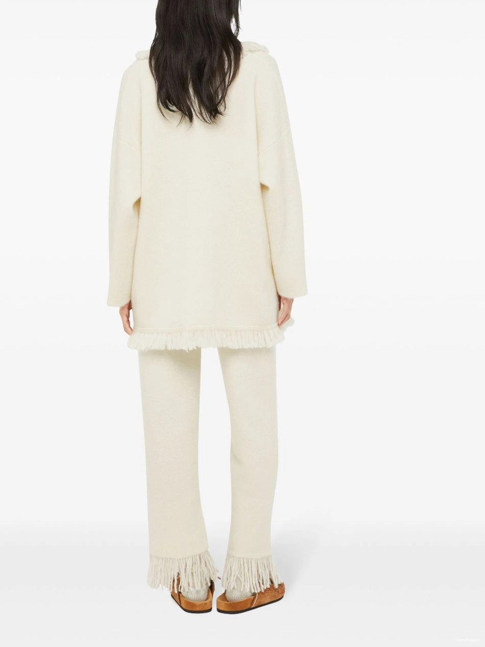 Cheap cardigan Alanui fringed-edge cashmere-blend Women 0723